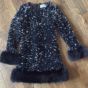 Lola + The Boys Midnight Shimmer Dress